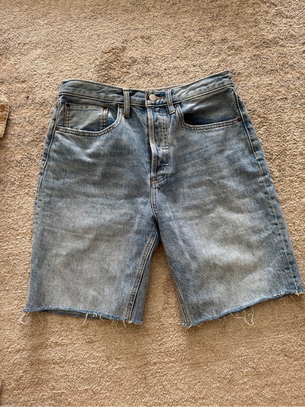 Denim Forum The Joni Loose Long Short - Picture 8 of 12